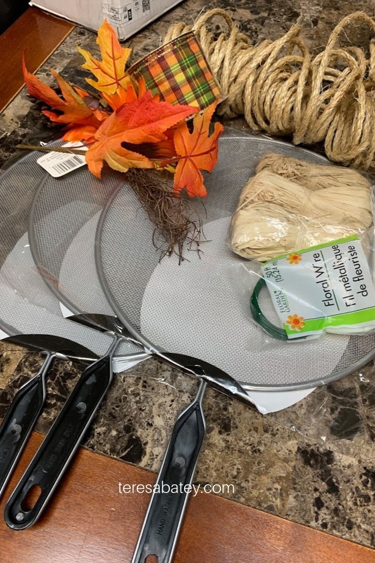 Dollar Tree Splatter Screen Pumpkin Teresa Batey Lifestyle