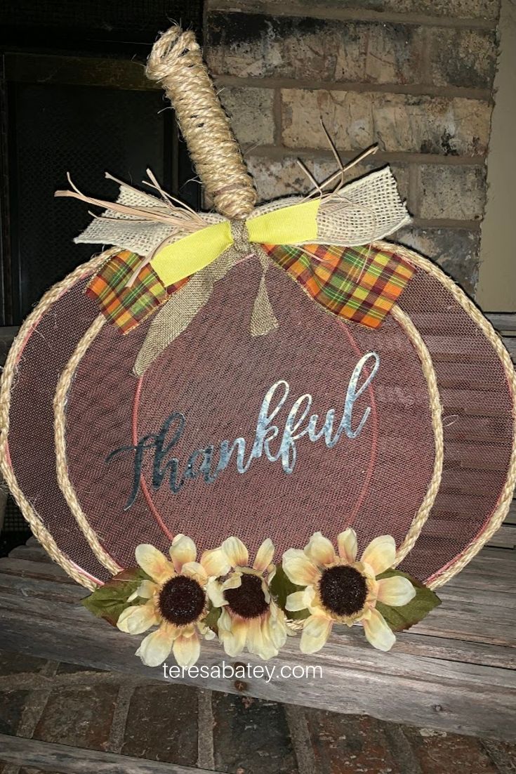 Dollar Tree Splatter Screen Pumpkin Teresa Batey Lifestyle