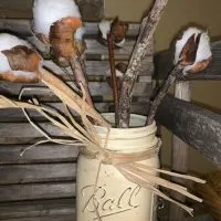 DIY Faux Cotton Stems