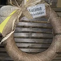 Styrofoam Fall Wreath