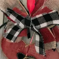 Valentines Day Splatter Screen Door Hanger