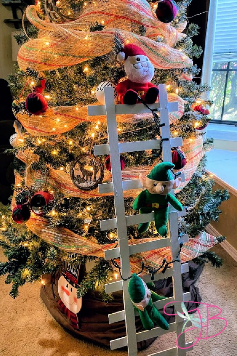 DIY Christmas Elf Ladder