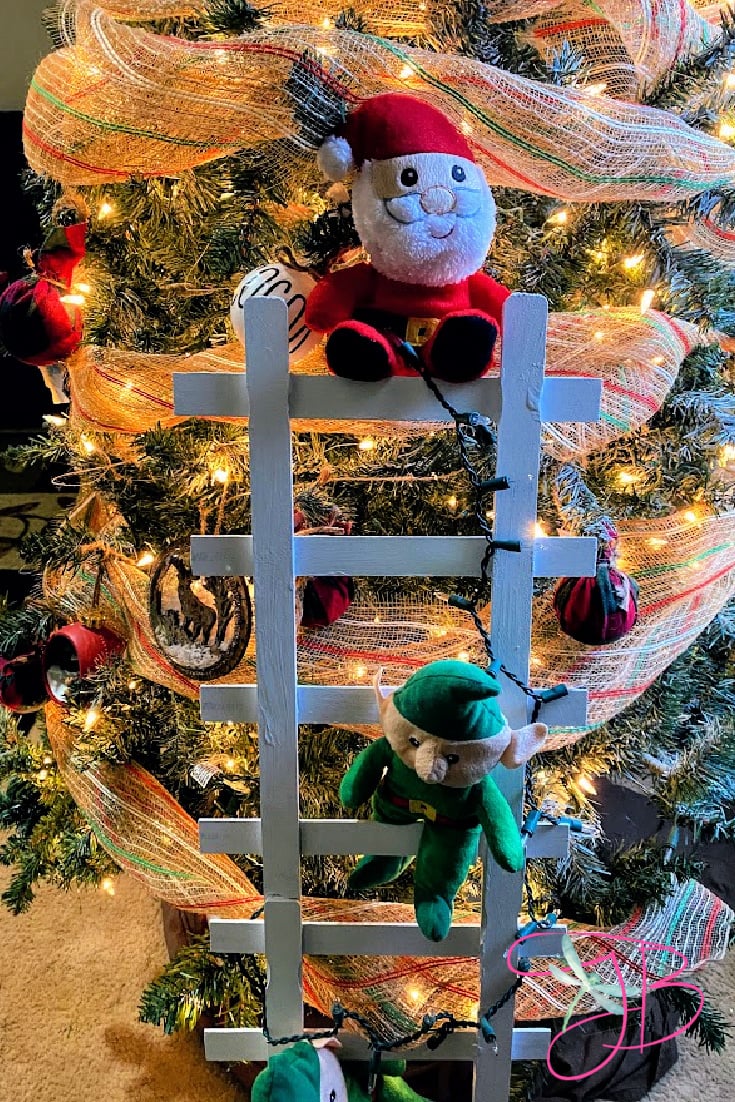 Dollar Tree DIY Christmas Elf Ladder