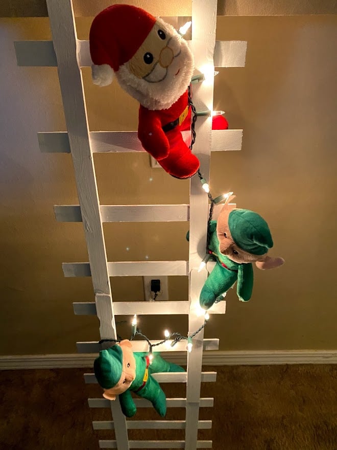 Dollar Tree DIY Christmas Elf Ladder