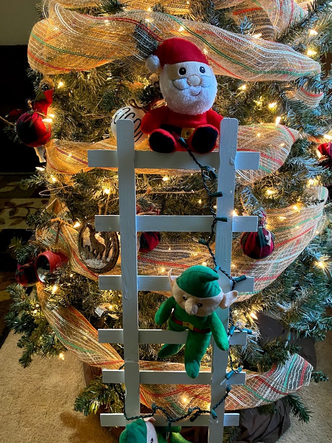 Dollar Tree DIY Christmas Elf Ladder