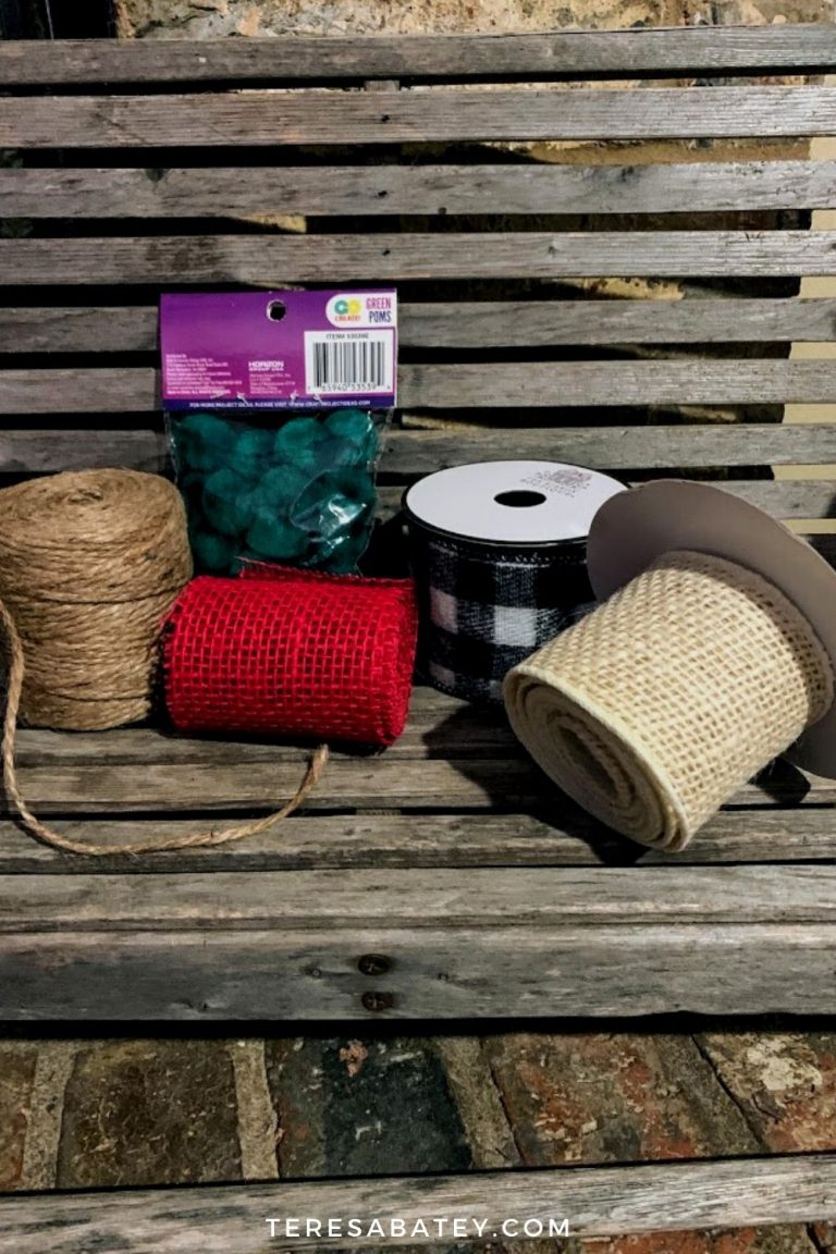 Festive And Frugal DIY Dollar Tree Christmas Ribbon Tree