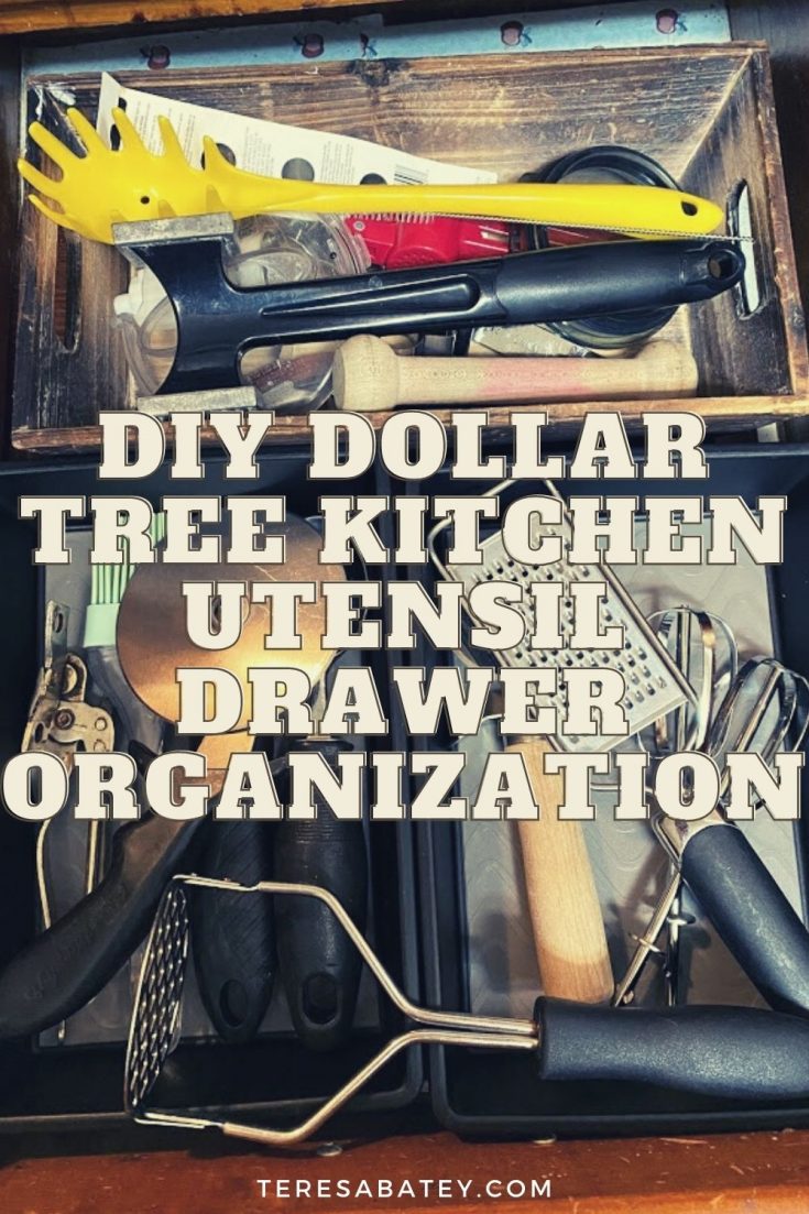 StepbyStep Guide DIY Dollar Tree Kitchen Utensil Drawer Organization