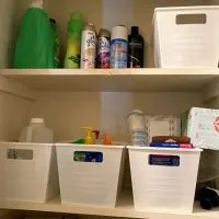DIY Dollar Tree Linen Closet Organization