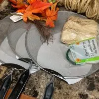 Dollar Tree Splatter Screen Pumpkin