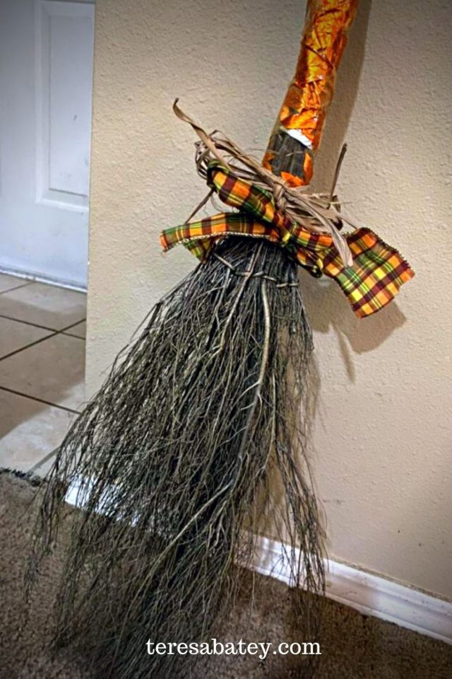 Fall Magic DIY Decorated Scented Brooms To The Season