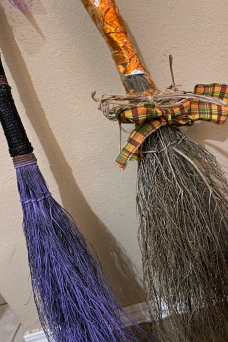 DIY Decorated Scented Brooms