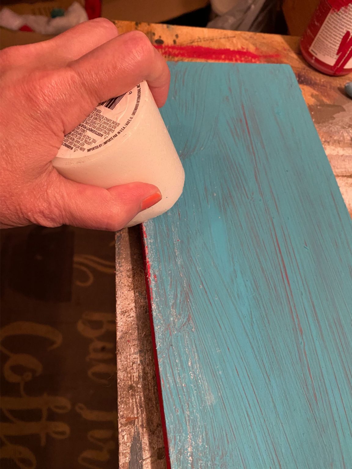 From Plain To Weathered How To Distress Wood With Candle Wax