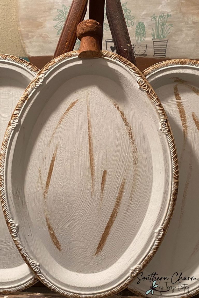 BudgetFriendly Fall Decorating DIY Dollar Tree Silver Platter Pumpkin