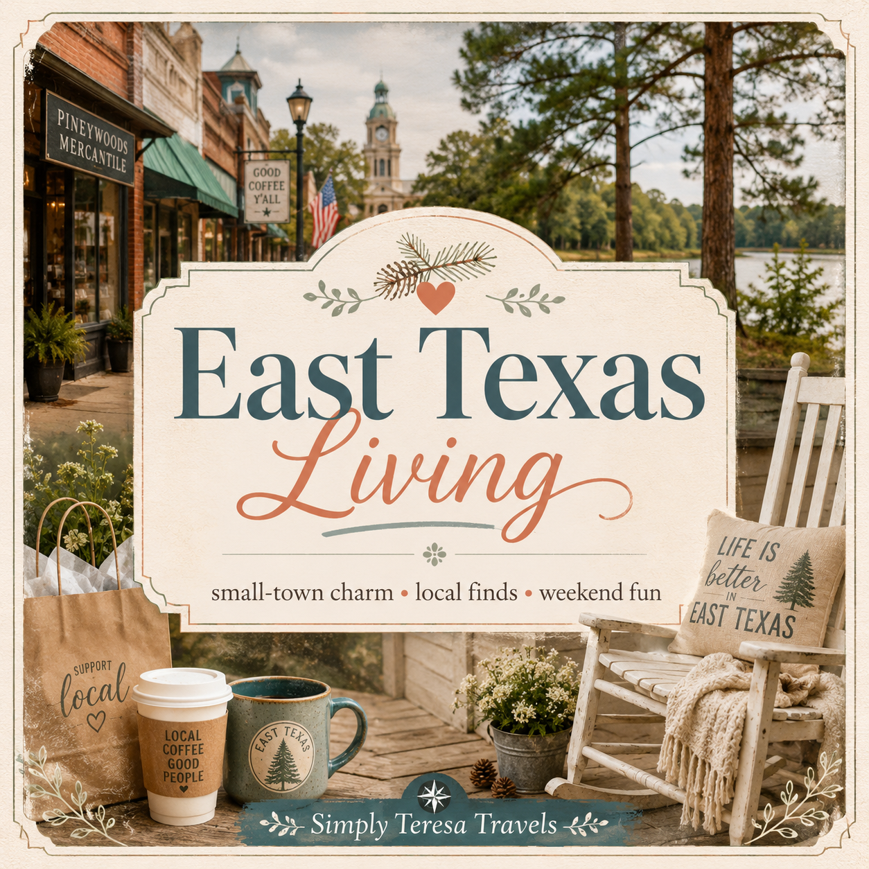 east texas living East Texas Living - Simply Teresa Travels