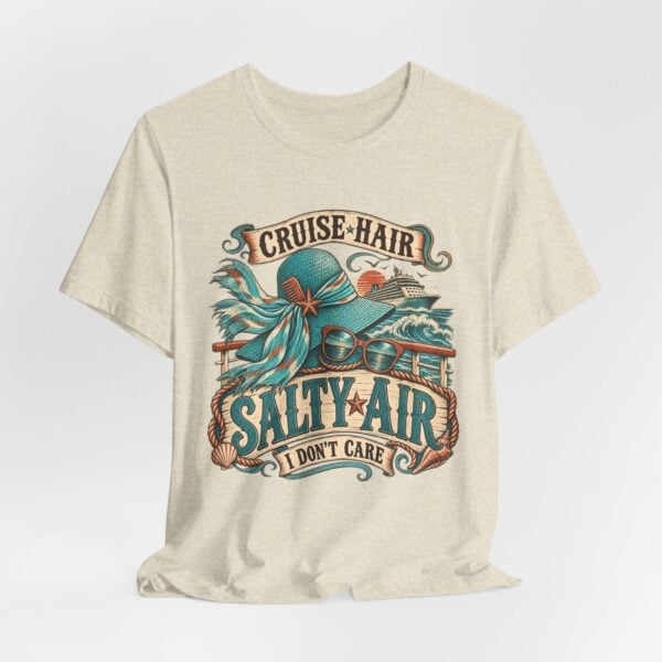 Cruise Hair Salty Air Tee – Beach Vacation Graphic T-Shirt - Image 24