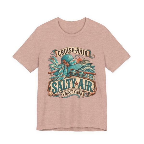 Cruise Hair Salty Air Tee – Beach Vacation Graphic T-Shirt - Image 5
