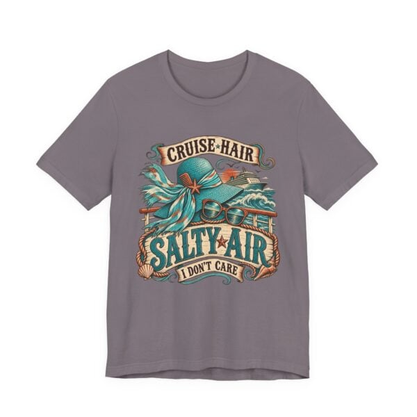 Cruise Hair Salty Air Tee – Beach Vacation Graphic T-Shirt - Image 45