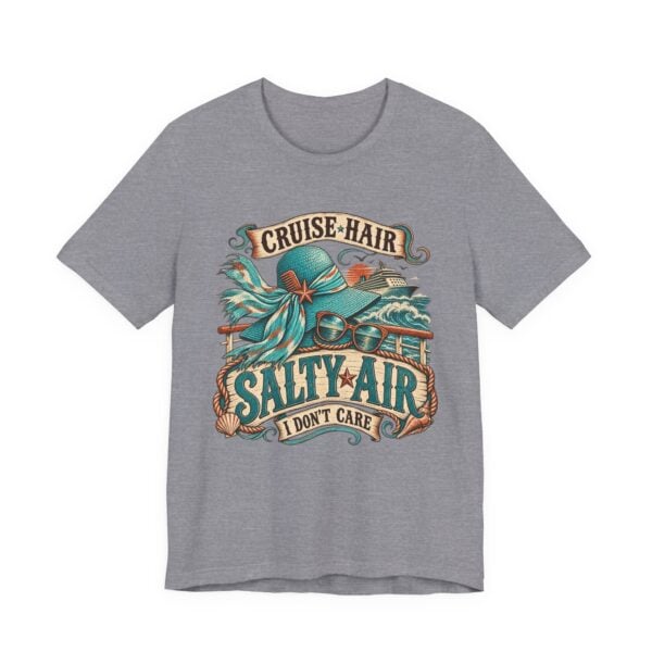 Cruise Hair Salty Air Tee – Beach Vacation Graphic T-Shirt - Image 41
