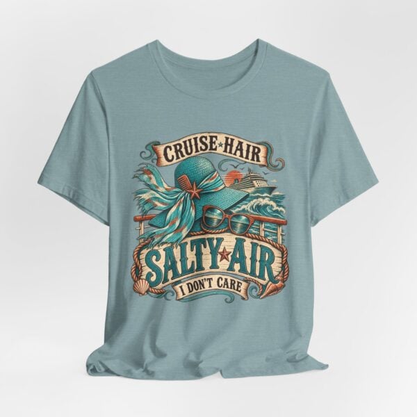 Cruise Hair Salty Air Tee – Beach Vacation Graphic T-Shirt - Image 36