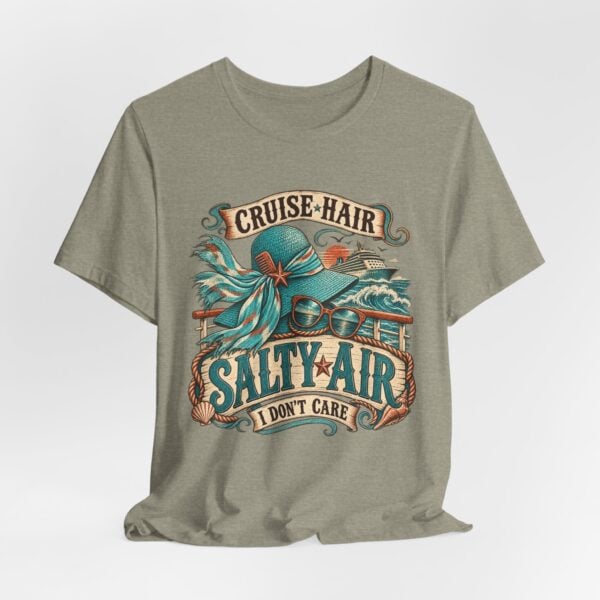 Cruise Hair Salty Air Tee – Beach Vacation Graphic T-Shirt - Image 28
