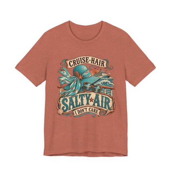 Cruise Hair Salty Air Tee – Beach Vacation Graphic T-Shirt - Image 17