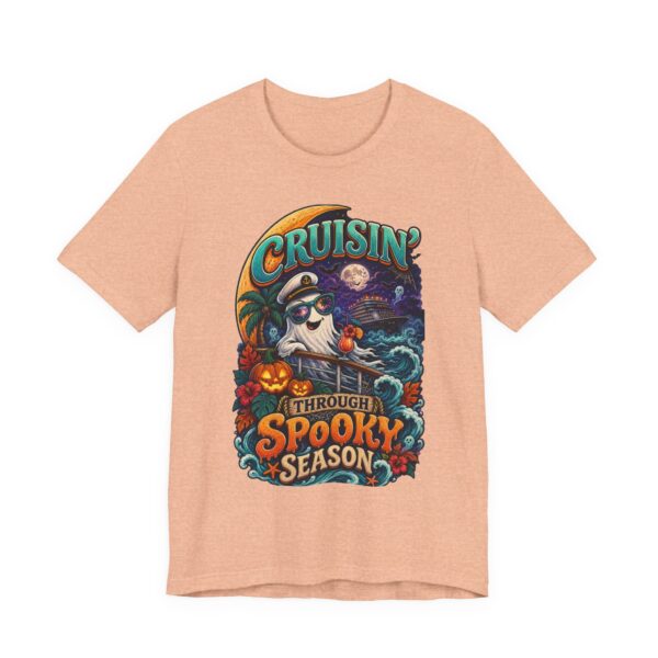 Spooky Season Cruise T-Shirt — 'Cruisin' Through Spooky Season' Halloween Tee - Image 9