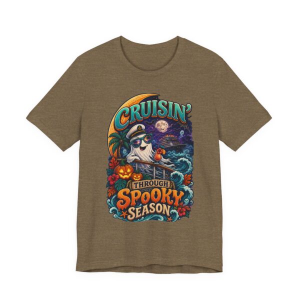 Spooky Season Cruise T-Shirt — 'Cruisin' Through Spooky Season' Halloween Tee - Image 13