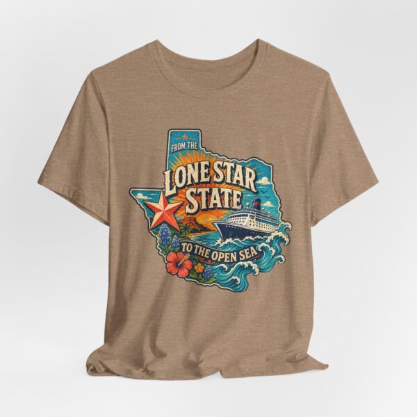 Texas Nautical Tee — "Lone Star State to the Open Sea" Vintage Cruise Shirt - Image 16