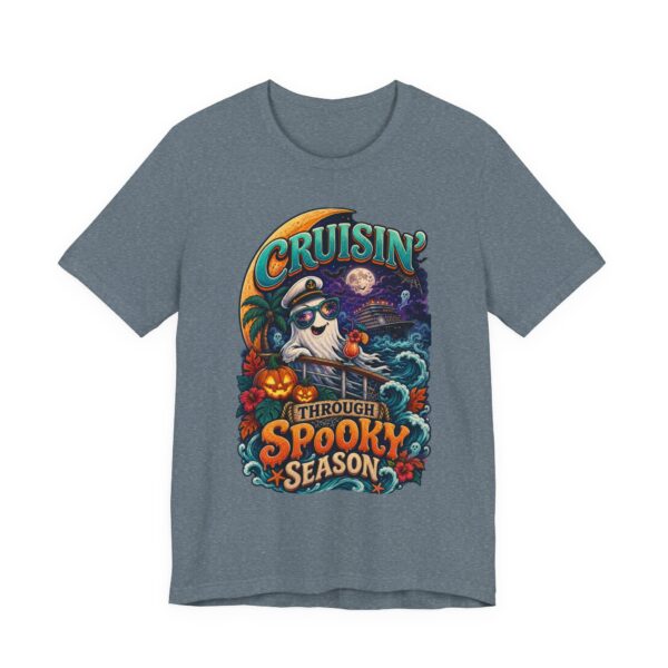 Spooky Season Cruise T-Shirt — 'Cruisin' Through Spooky Season' Halloween Tee - Image 41