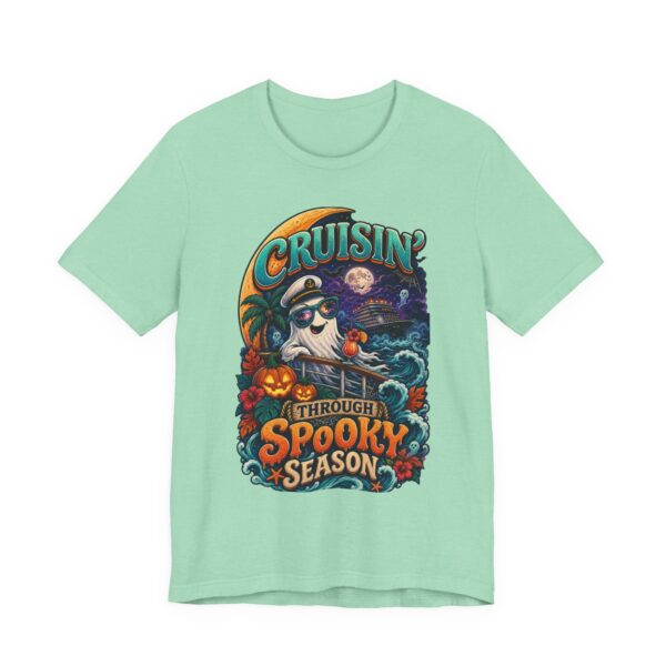 Spooky Season Cruise T-Shirt — 'Cruisin' Through Spooky Season' Halloween Tee - Image 33