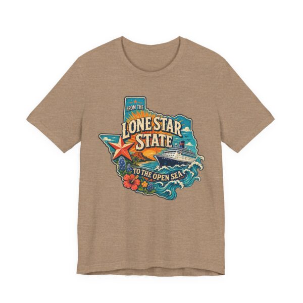 Texas Nautical Tee — "Lone Star State to the Open Sea" Vintage Cruise Shirt - Image 13