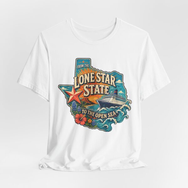 Texas Nautical Tee — "Lone Star State to the Open Sea" Vintage Cruise Shirt - Image 4