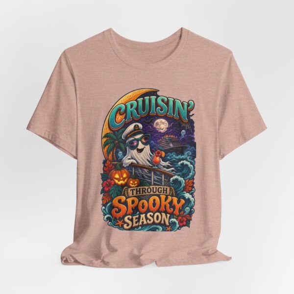 Spooky Season Cruise T-Shirt — 'Cruisin' Through Spooky Season' Halloween Tee - Image 8