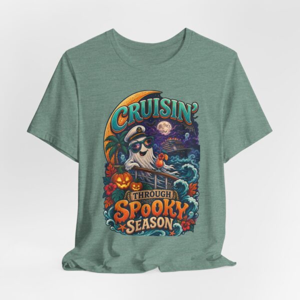 Spooky Season Cruise T-Shirt — 'Cruisin' Through Spooky Season' Halloween Tee - Image 28
