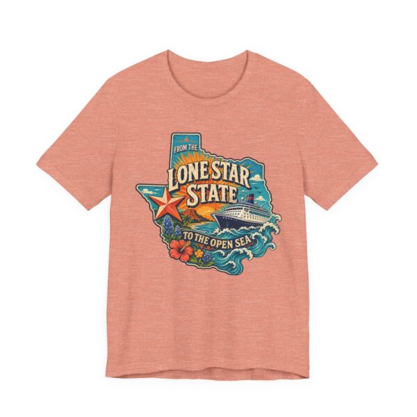 Texas Nautical Tee — "Lone Star State to the Open Sea" Vintage Cruise Shirt - Image 9