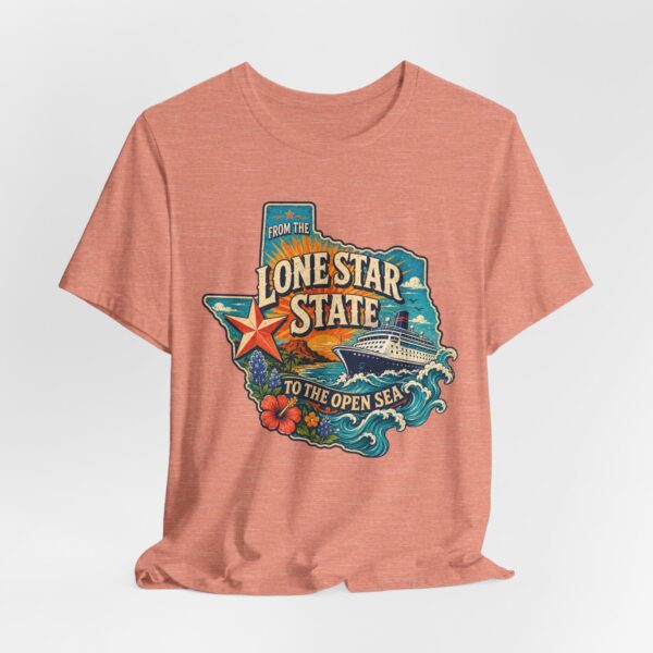 Texas Nautical Tee — "Lone Star State to the Open Sea" Vintage Cruise Shirt - Image 12