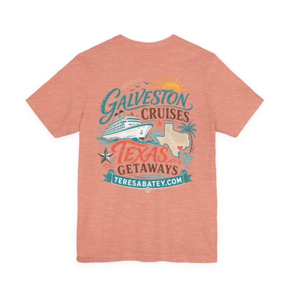 Galveston Cruises Texas Getaways T-Shirt - Image 10