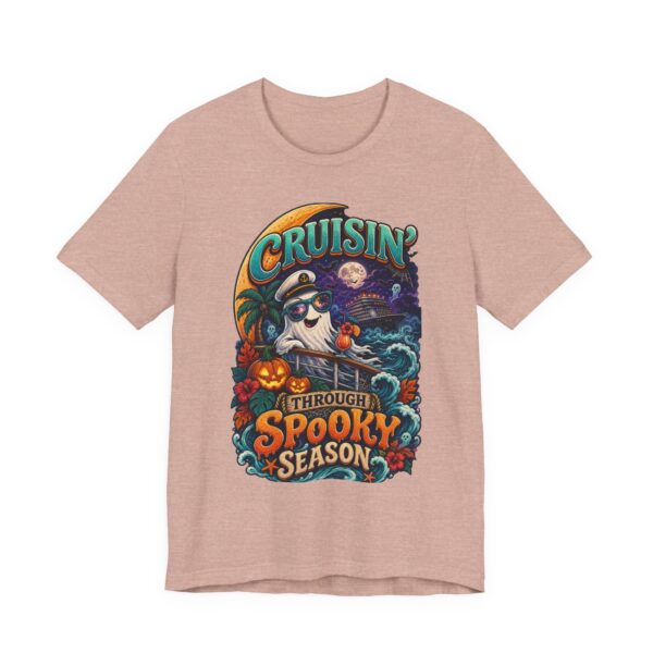 Spooky Season Cruise T-Shirt — 'Cruisin' Through Spooky Season' Halloween Tee - Image 5