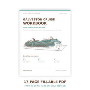Galveston Cruise Workbook