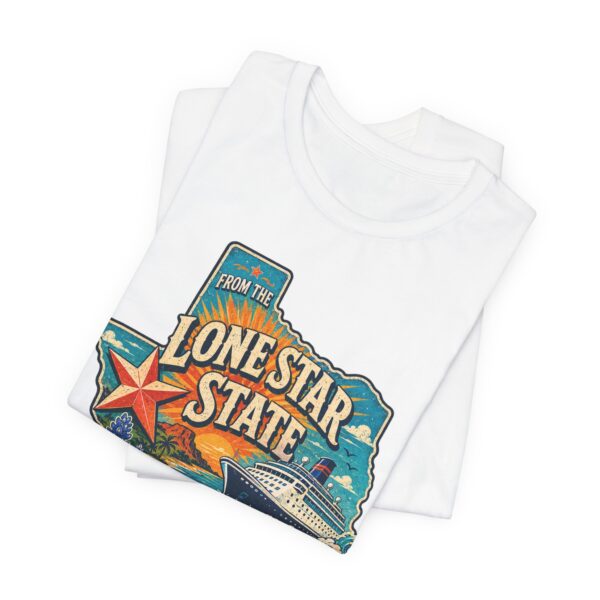Texas Nautical Tee — "Lone Star State to the Open Sea" Vintage Cruise Shirt - Image 3