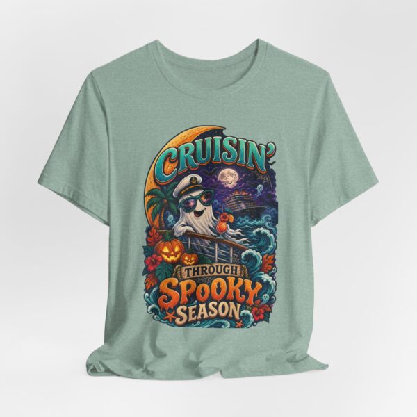 Spooky Season Cruise T-Shirt — 'Cruisin' Through Spooky Season' Halloween Tee - Image 32