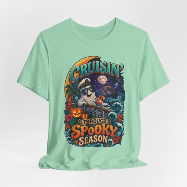 Spooky Season Cruise T-Shirt — 'Cruisin' Through Spooky Season' Halloween Tee - Image 36