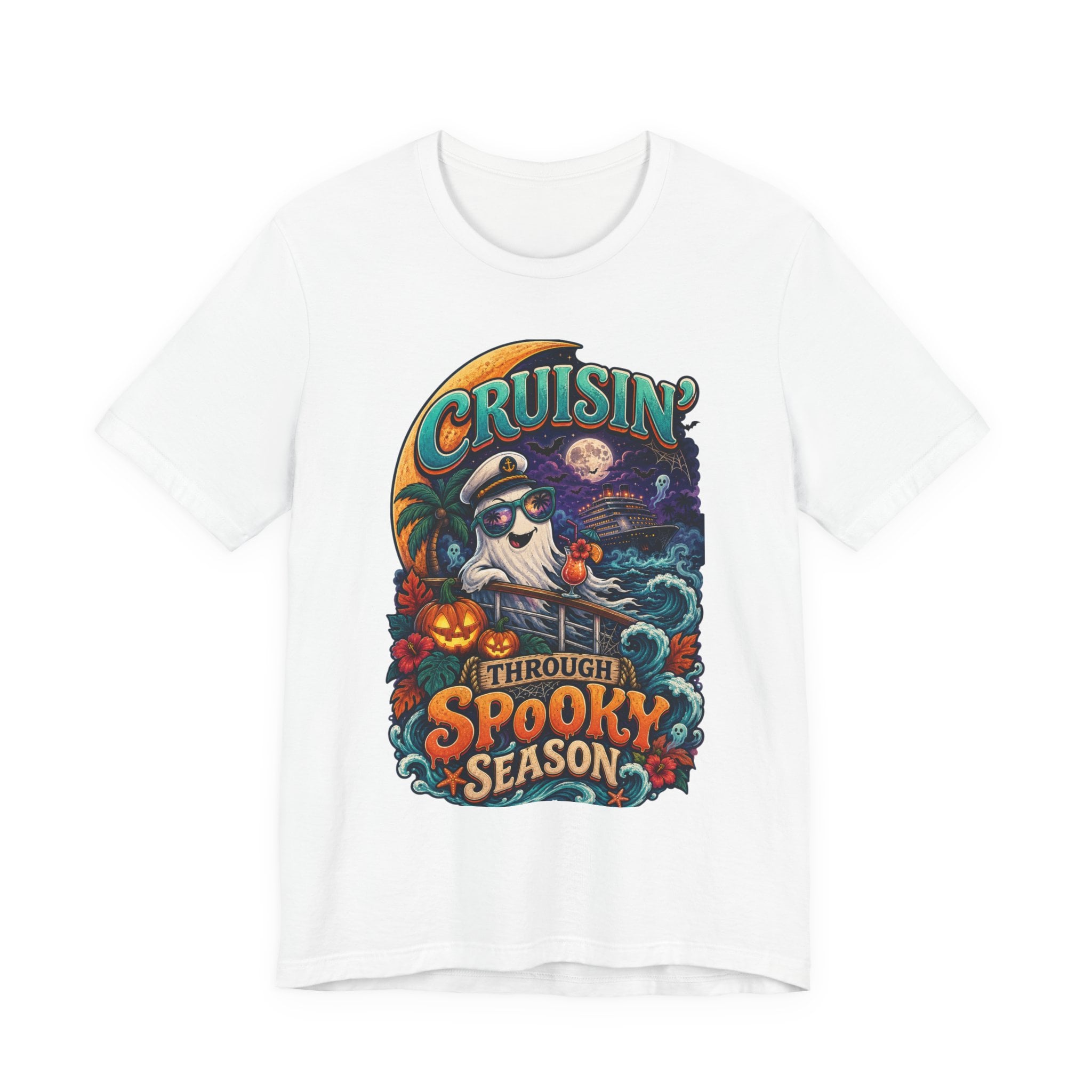 Spooky Season Cruise T-Shirt — 'Cruisin' Through Spooky Season' Halloween Tee
