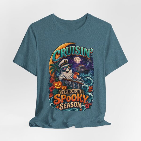 Spooky Season Cruise T-Shirt — 'Cruisin' Through Spooky Season' Halloween Tee - Image 48