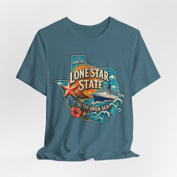 Texas Nautical Tee — "Lone Star State to the Open Sea" Vintage Cruise Shirt - Image 32