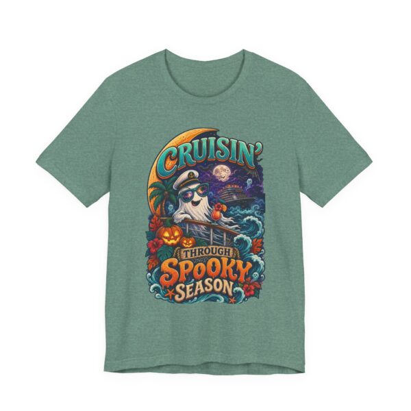 Spooky Season Cruise T-Shirt — 'Cruisin' Through Spooky Season' Halloween Tee - Image 25