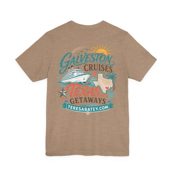 Galveston Cruises Texas Getaways T-Shirt - Image 26