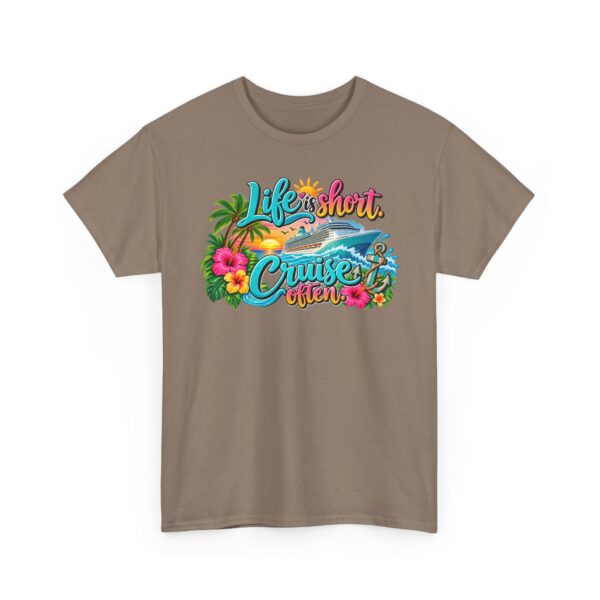 Life Is Short Cruise Often Tropical Vacation T-Shirt - Image 17