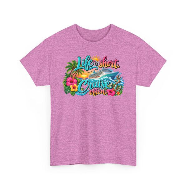 Life Is Short Cruise Often Tropical Vacation T-Shirt - Image 49
