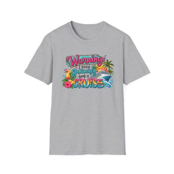 Wanning Away on a Tropical Cruise Graphic T-Shirt - Image 5